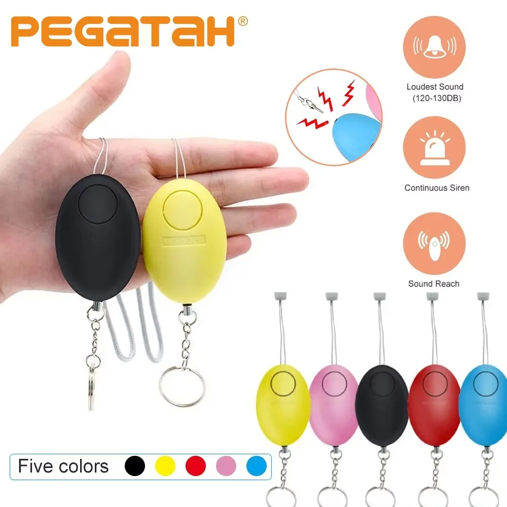 Personal Alarm Keychain - Brelok alarmowy 120dB do samoobrony, alarm