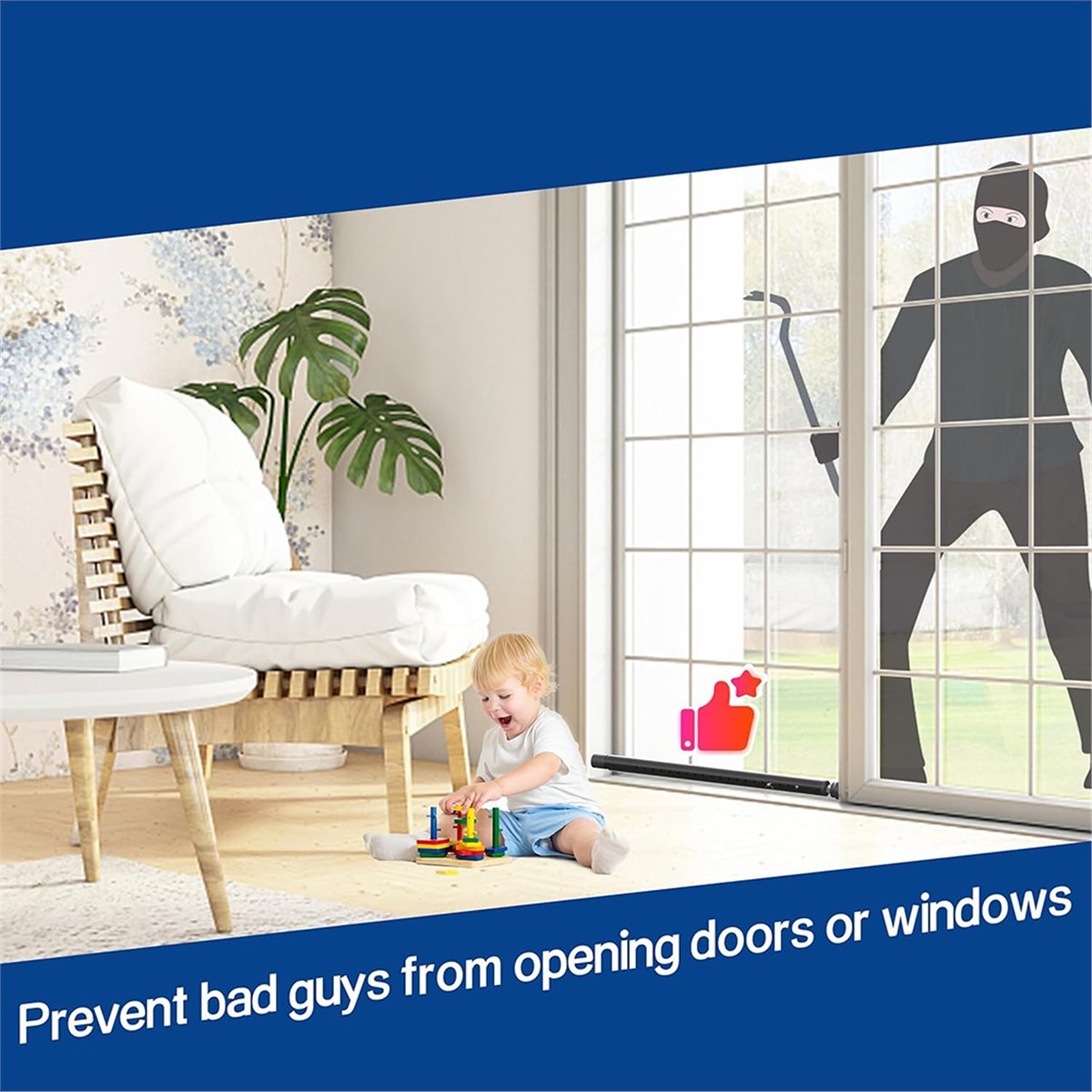 Pręt zabezpieczający do drzwi  – Window Lock Bar recenzja i cena