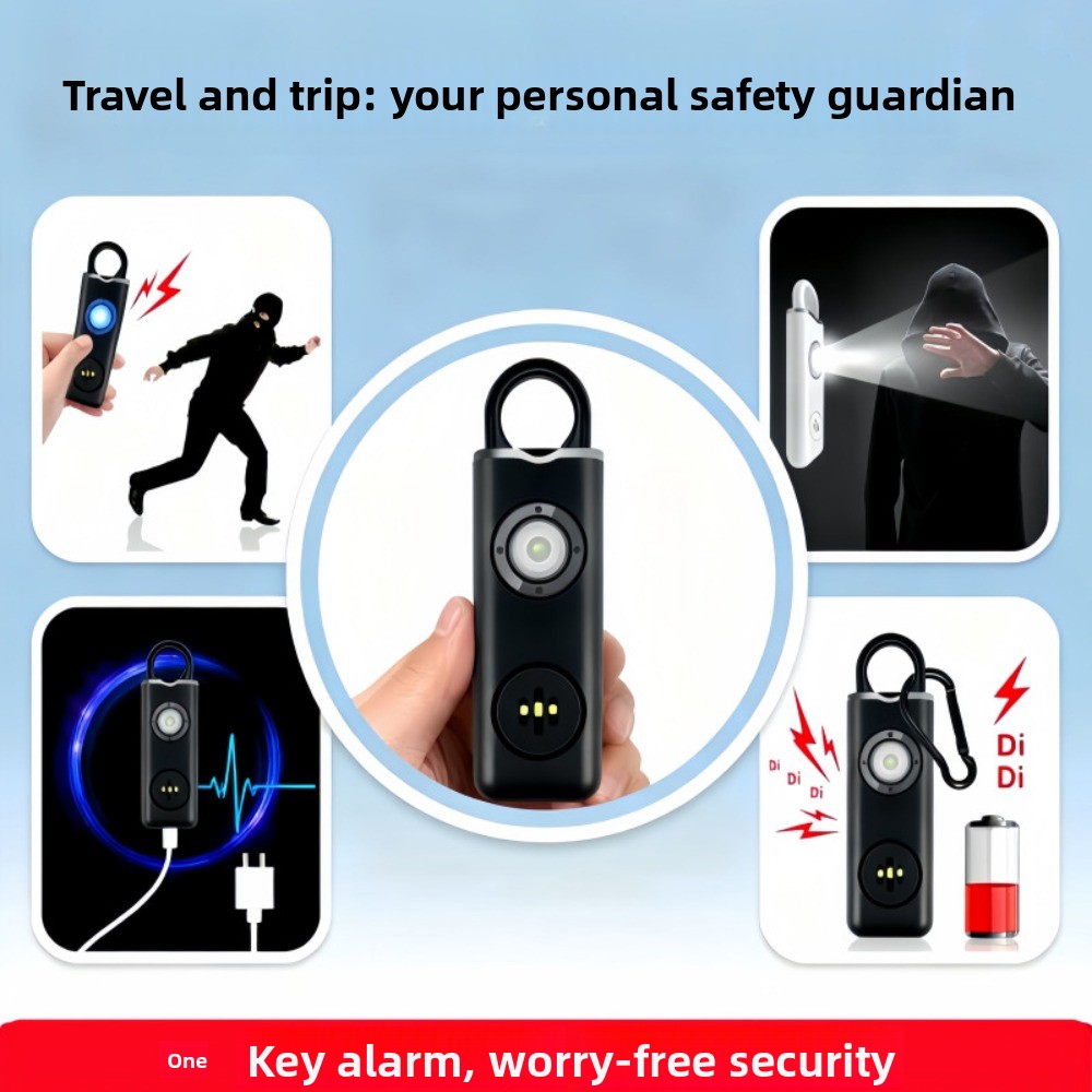 Alarm osobisty o głośności 130 – Personal Alarm Keychain recenzja i cena